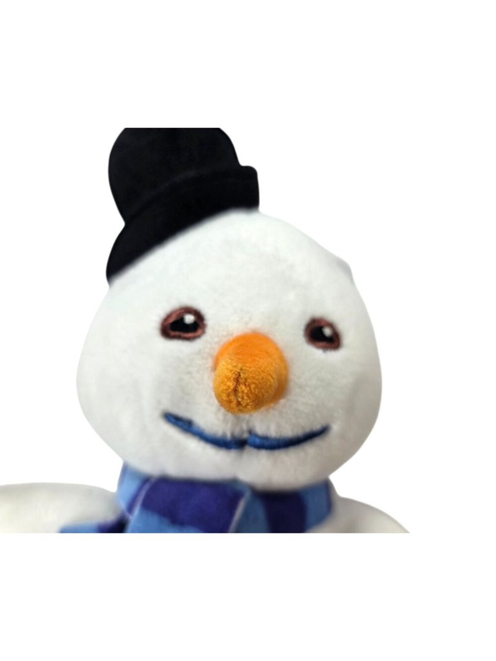 Disney Collection Doc Mcstuffins Chilly  Snowman Plush Toy Blue Scarf Hat